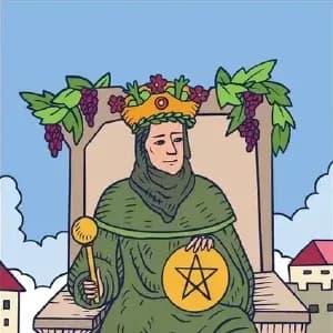 Карта Таро Король Пентаклів: значення та опис