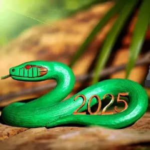 Зелена Дерев'яна Змія – символ 2025 року